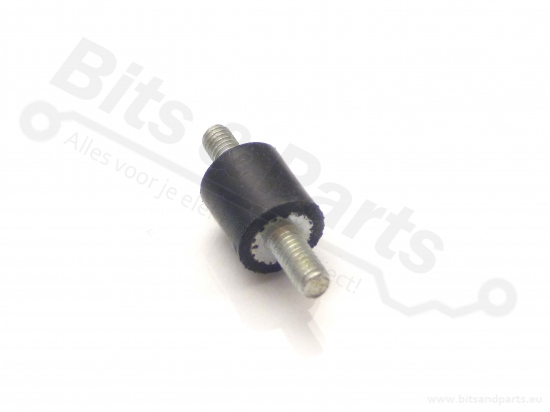 Vibratie-isolator/trillings-demper rubber M3-M3 &diam;8mm